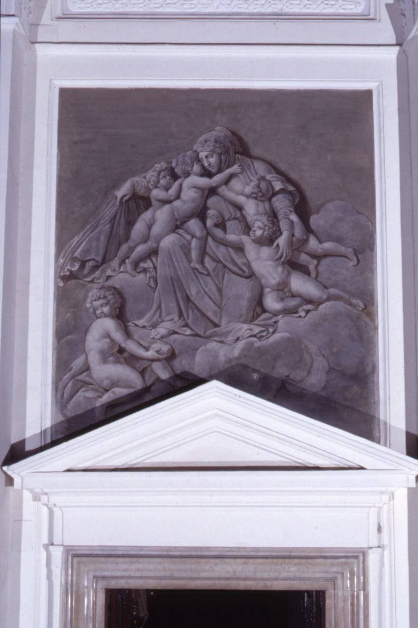 Figura allegorica femminile - Chiesa della Trinità dei Pellegrini, Napoli